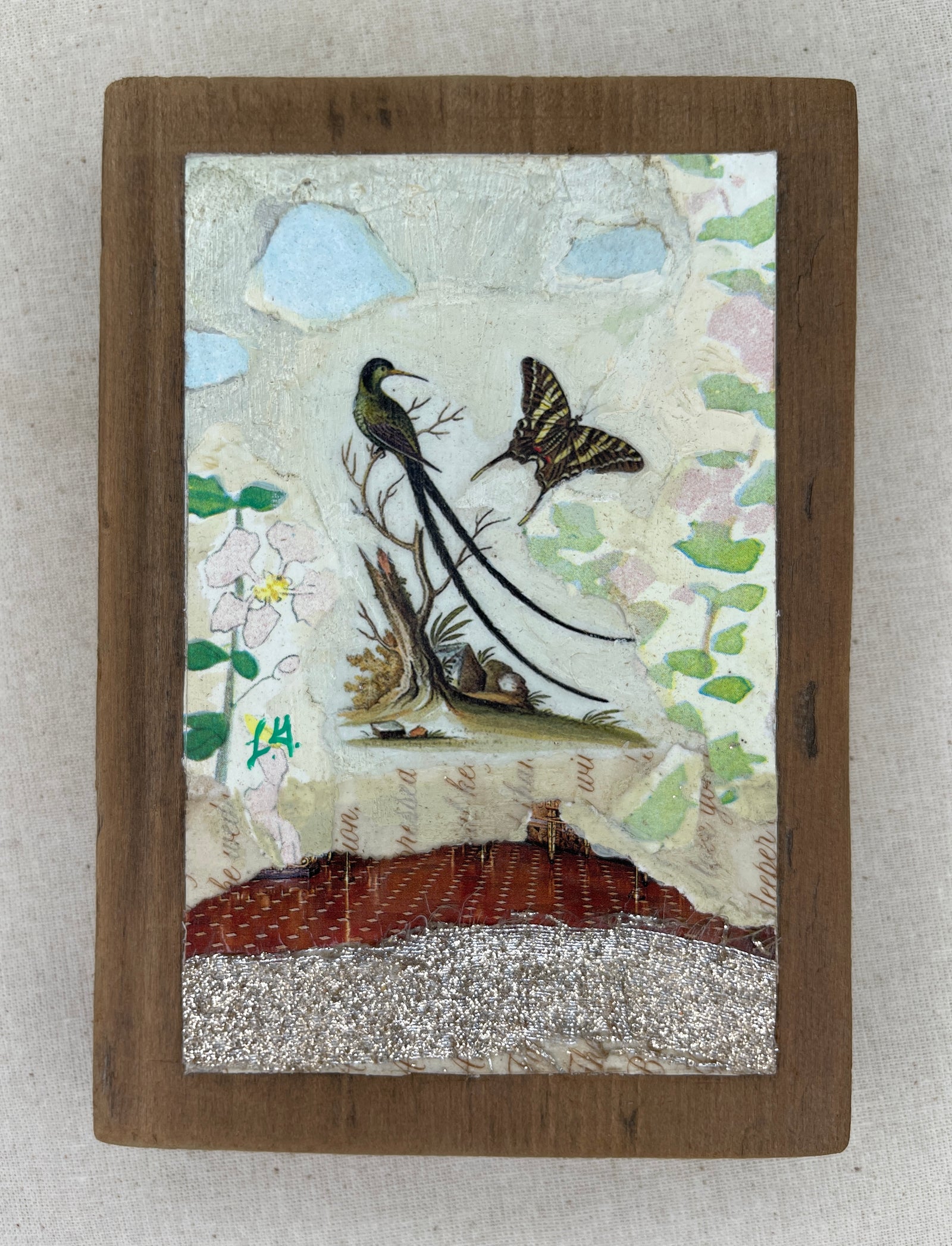 "Green Day" 4x5.5 Inches, Original Painting